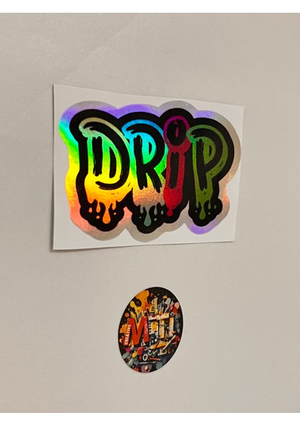 Drip - Araba Motosiklet Kask Laptop Cam Etiket Baskı 10X6,5CM fiyatları