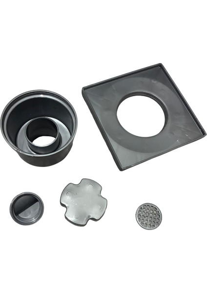 15X15 Plastik Çerçeveli Standart Yer Süzgeci - Düşey Çıkış 50 mm fırsatları