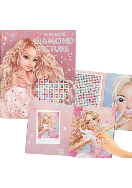 Diamond Resimli Çıkartma Kitabı - Elmas Resimli Çıkartma Kitabı