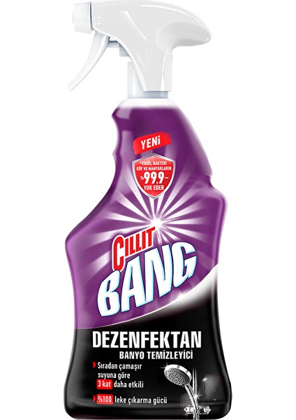 2 Adet Cillit Bang Antibak Banyo 750 ml