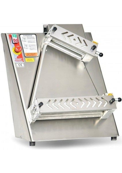 Paslanmaz Hamur Açma Makinesi Pide Lavaş Lahmacun Açma 40 cm Tekli 52 x 43 x 40 (Cm)