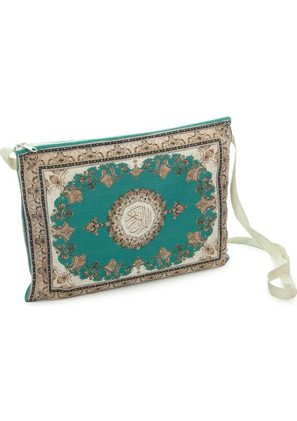 Çeyizlik Kadife Orta Boy Kuran Çantası – Fermuarlı Askılı fiyatları