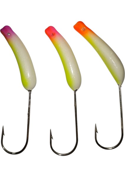 5gr Glow Boyalı 3lü Paket Palamut Lüfer Zokası