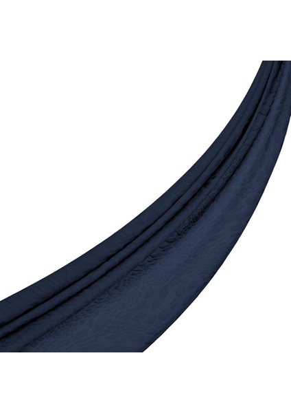 Ipekevi Monogram Şal - Vahra Desenli - Lacivert