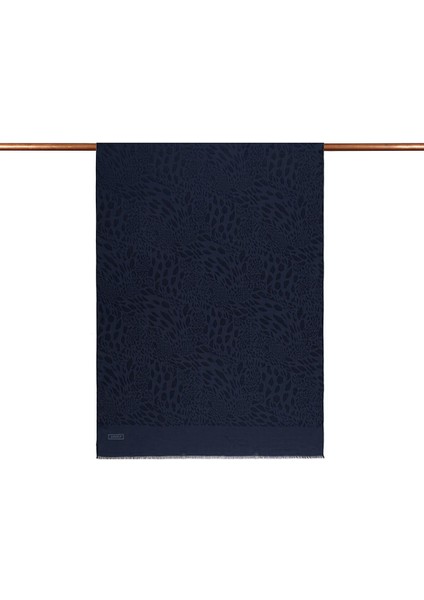 Ipekevi Monogram Şal - Vahra Desenli - Lacivert fiyatları