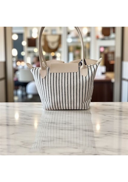 Hasır Görünümlü Kadın Bez Omuz Çanta modelleri