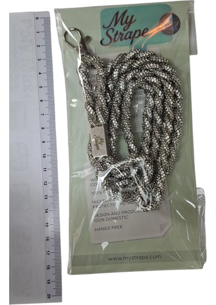 Kristal Taşlı Örgü Telefon Askısı Tüm Kılıflara Uyumlu fiyatları