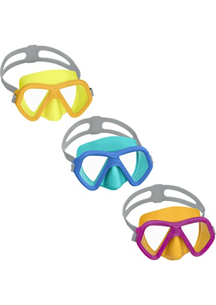 3 Adet Bestway Dominator Çocuk (7+) Dalış Maskesi 22048