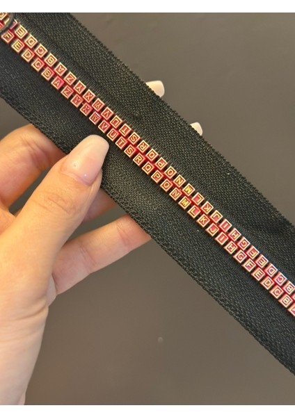 24X3 cm Dişli Harfli Fermuar