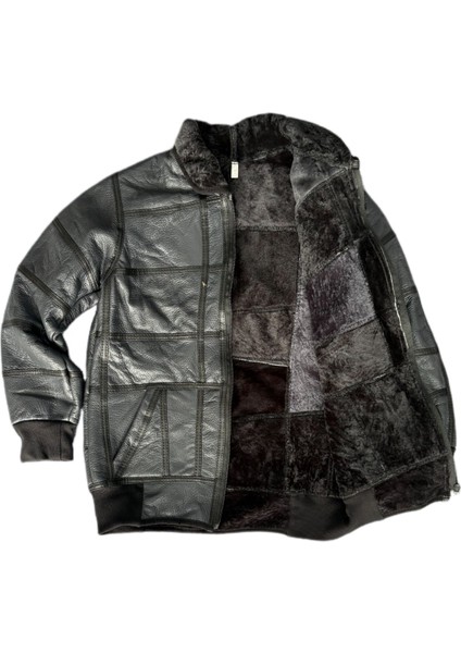 Özel Üretim Patchwork Kürk-Süet Gerçek Deri Çocuk Mont 5-6 Yaş fiyatları