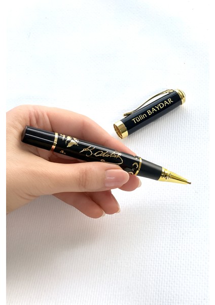 Öğretmenler Günü Hediyesi Atatürk Kabartmalı Kalem modelleri