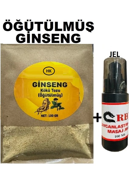 Ginseng Öğütülmüş 100GR ve Rbyjel