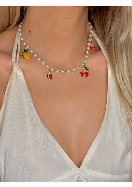 316L Çelik Charmlı Sallantılı Kolye