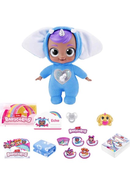 Babycorns Sevimli Sürpriz Bebek RA000000 - Açık Mavi Beşik-Beyaz Boynuz indirimleri