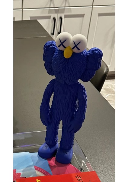 Kaws Boyalı Figür Kaws Bff Boyalı Figür Büyük Boy 20 cm Mavi
