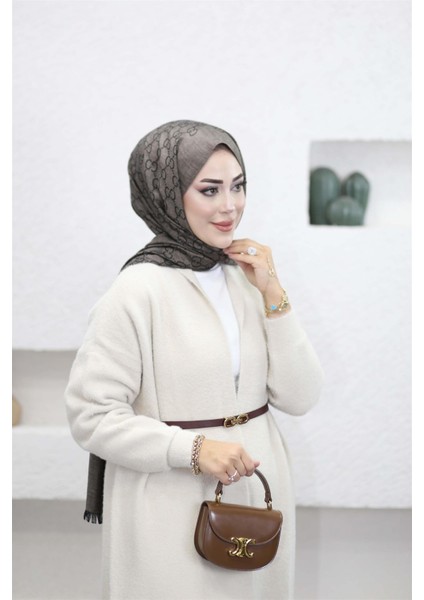 92476 Şal Yaka Düşük Omuz Sakal Kumaş Hırka fırsatları