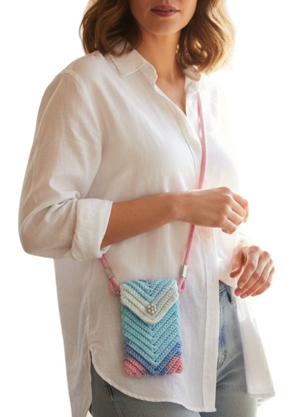 Telefon Çantası Günlük Kullanım Tamamen El Ürünü (Hand Made) modelleri