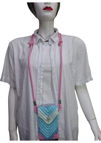 Telefon Çantası Günlük Kullanım Tamamen El Ürünü (Hand Made)