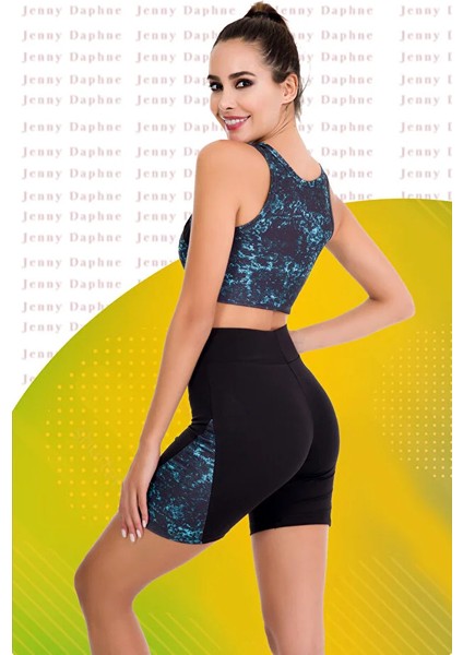 Lady Sporcu Şort Tayt Büstiyer Takım