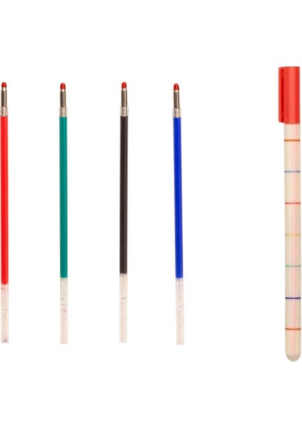 Inkerie Silinebilir Jel Kalem ve 4 Lü Yedek Refilli 5 Li Set