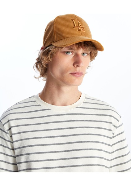 Yeni Sezon Yazı Nakışlı Erkek Kep Şapka