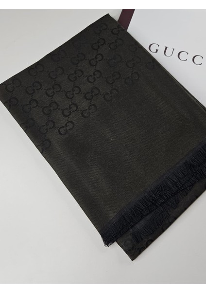 Ince Kumaş G Desen Yün Ipek Şal Çift Taraflı 4 Mevsim Silk Scrafs