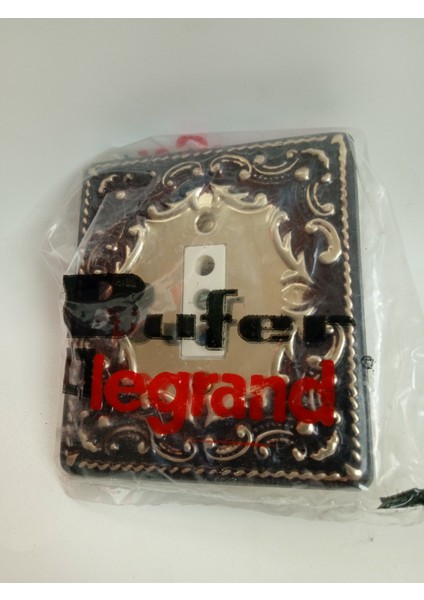 Sultan Vintage Nostaljik Retro Sıva Altı Topraksız Priz – 1980’LER Metal Ön Yüzey