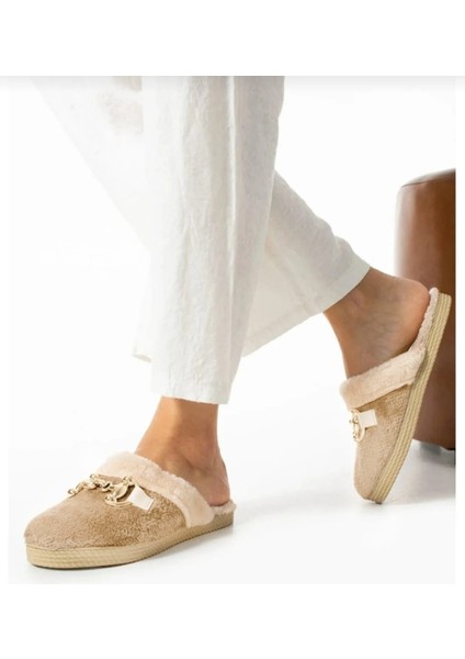 Ay Tokalı Kadın Kışlık Günlük Ev Terliği fiyatları