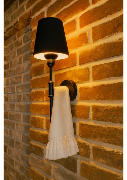 30*50 %100 Pamuk Işlemeli Beyaz Havlu