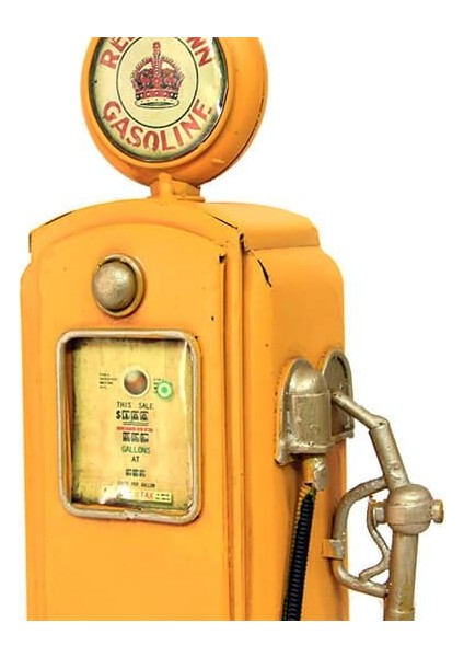 Dekoratif Metal Yakıt Pompası Hediyelik Biblo Kumbara (800800) indirimleri