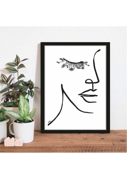 Woman Art Desing Mdf Poster