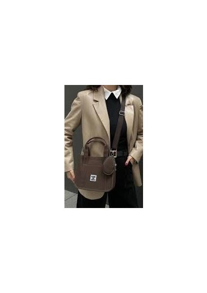 Birinci Sınıf Ek Cüzdanlı El Omuz Çantası