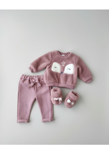 Patikli Welsoftlu Alt Üst Takım Kız Bebek modelleri