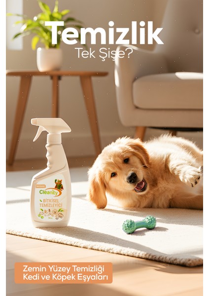 Bitkisel Temizleyici - Pet Cleaner 750ML | Evcil Hayvan Alanlarında Doğal Temizlik fiyatları