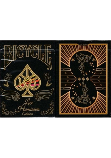 Lux Hominum Calidum Bicycle Premium Oyun Kağıdı Koleksiyonluk Iskambil Kartları Destesi