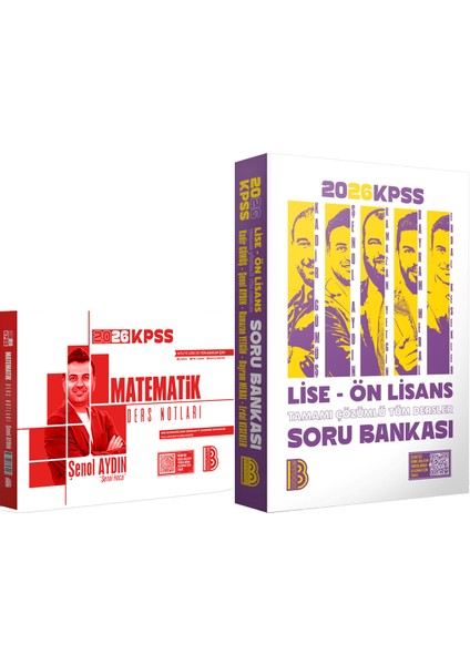 2026 Kpss Lise Ön Lisans Tüm Dersler Soru - 2026 Kpss Matematik Ders Notları