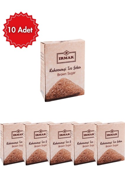 Kahverengi Toz Şeker 500 gr x 10 Adet (Toplam 5 Kg) Ekonomik Tarif Seti