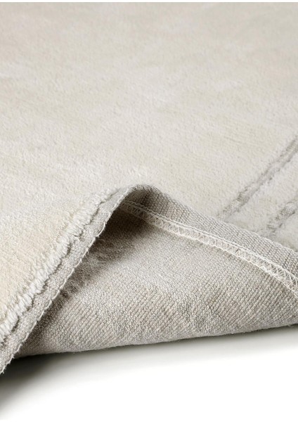 Lxc Çerçeveli Doğal Pamuku 2'li Banyo Paspas & Halı Seti 60X100+50X60 Beyaz indirimleri