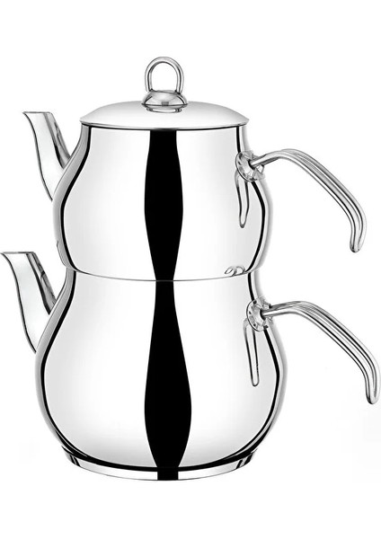 Hüma Midi Boy Çelik Çaydanlık takımı 2.2 Litre modelleri