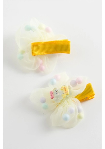 Ayıcık Çiçek Pens Toka 2 Adet fiyatları