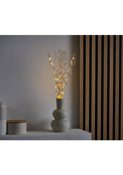 LED Işıklı Dal, Altın