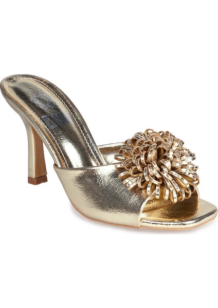 Dore Abiye Rugan Deri Kadın Terlik