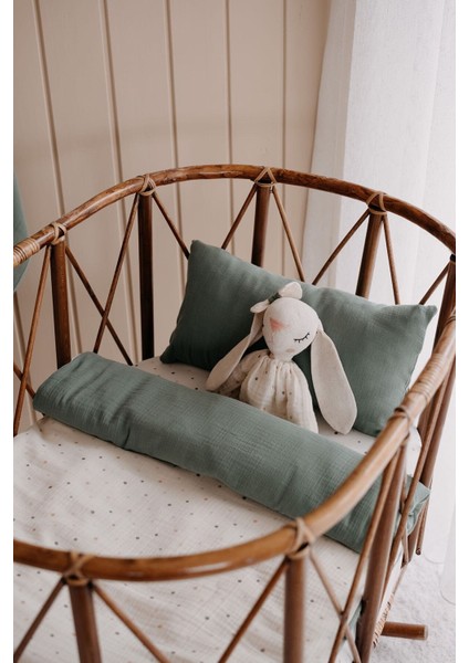 Park Yatak Müslin Nevresim Takımı (80X110) | Green Dots