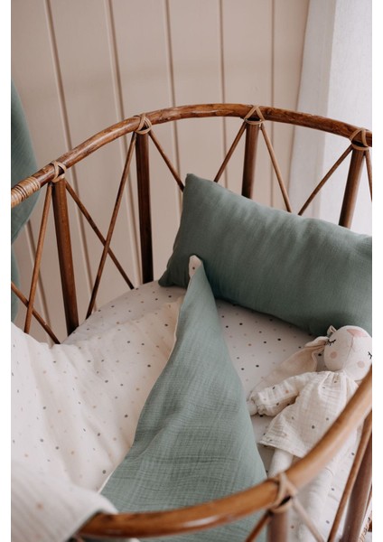 Park Yatak Müslin Nevresim Takımı (80X110) | Green Dots fırsatları