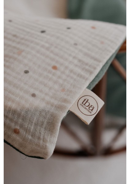 Park Yatak Müslin Nevresim Takımı (80X110) | Green Dots