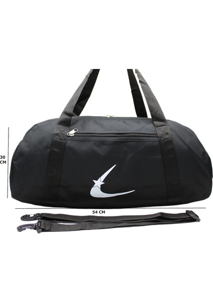 Siyah Renk Suya Dayanıklı Kumaş Seyahat Spor Gym ve Fitness Çantası fiyatları