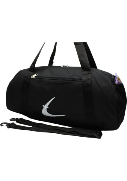 Siyah Renk Suya Dayanıklı Kumaş Seyahat Spor Gym ve Fitness Çantası indirimleri