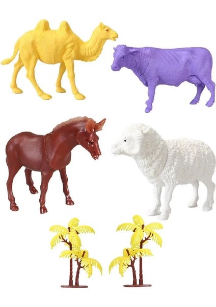 706 Toy Play 6 Parça Çiftlik Hayvanları Figür Seti 12-13 cm