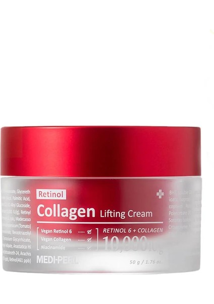 Medıpeel Retinol Collagen Lifting Cream 50 ml Retinol ve Kollajen Içeren Yenileyici Ikili Krem