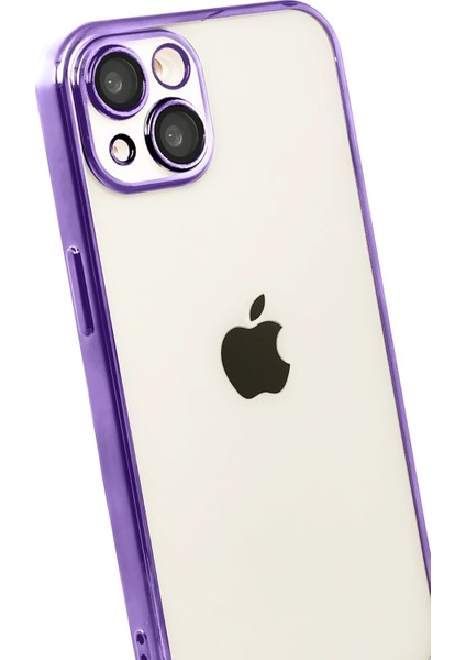 Rdbydn Newface Apple Iphone 15 Razer Lensli Silikon - Mor modelleri